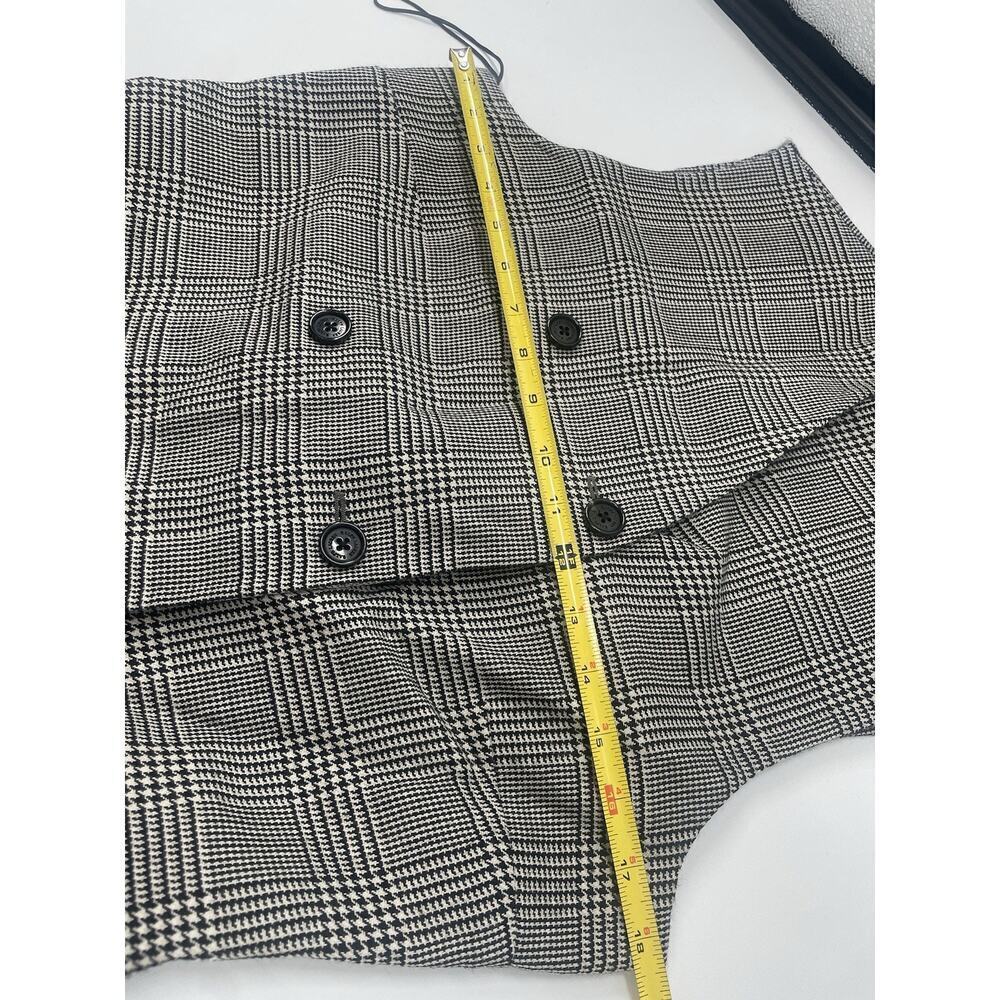 Ralph Lauren Collection Purple Label Wool Dress Double-Breasted Classic Plaid 14 - Picture 7 of 12